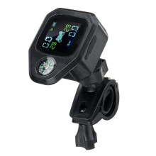 Neues Motorrad-LCD-Display wasserdicht TPMS Echtzeit-Reifendrucküberwachungssystem externe TH-Sensoren