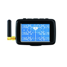 Neue CAREUD U901T TPMS Drahtloses Reifendrucküberwachungssystem mit 6 externen Sensoren austauschbarem Akku und LCD-Display für Auto und Lkw