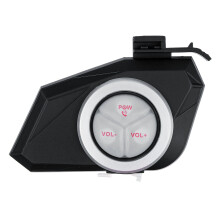 Neues Motorradhelm Bluetooth-Headset Lautsprecher MP3 FM-Radio Kopfhörer mit buntem Licht