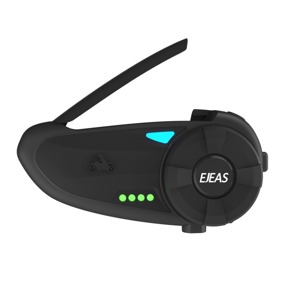 Ejeas Quick20 1200M Motorcycle Helmet Intercom Headset Bluetooth 4.2 Fm Radio Battery Indicator Interphone 762179058205