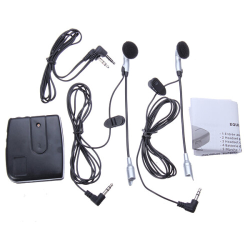 Nieuwe Motorhelm Naar Helm Intercomset 2 Headsets Mp3-Ingang