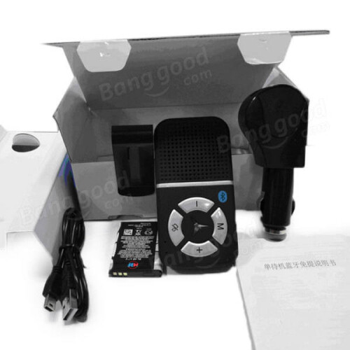 Kit vivavoce per auto wireless V3.0 + caricabatterie per auto 2