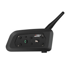 Novo Intercomunicador VNETPHONE V6-1200 1200M para Capacete de Motocicleta com Função Bluetooth
