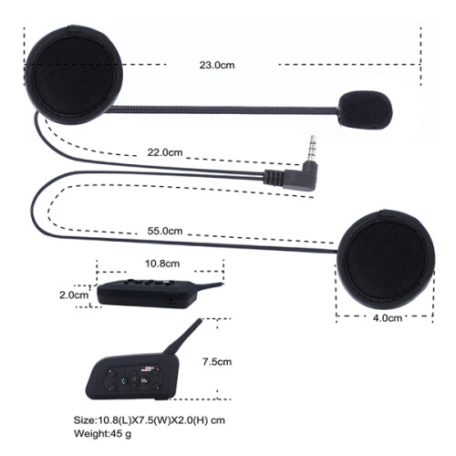 Nieuwe 1000 M Motorhelm Intercom Headset Met Bluetooth-Functie 1