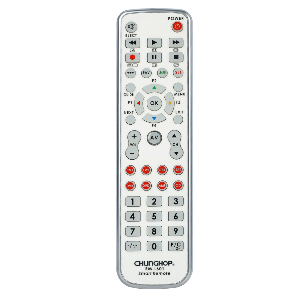 Chunghop L601 Universal Learning Tv Remote Control Combination For Tv Box Dvd Player 6901250175965