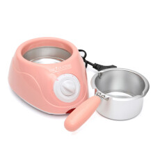 Set di macchina per fondere cioccolato elettrica Melting Pot, macchina per fonduta di cioccolato fai-da-te, rosa