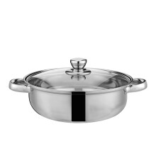 CHUZHIZUN Ztg--z101 Dampfgarer Topf Pfanne Gemüsekocher Glas 1/2 Ebene 26. 5 cm Edelstahl Deckel