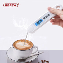 HiBREW Proben-Typ Lebensmittelthermometer Präzise Temperaturmessung LCD-Display