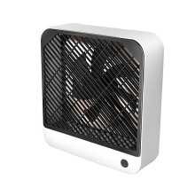 USB wiederaufladbarer tragbarer Schreibtischventilator 2 Geschwindigkeiten starker Luftstrom leiser Ventilator für Zuhause Büro Schreibtisch