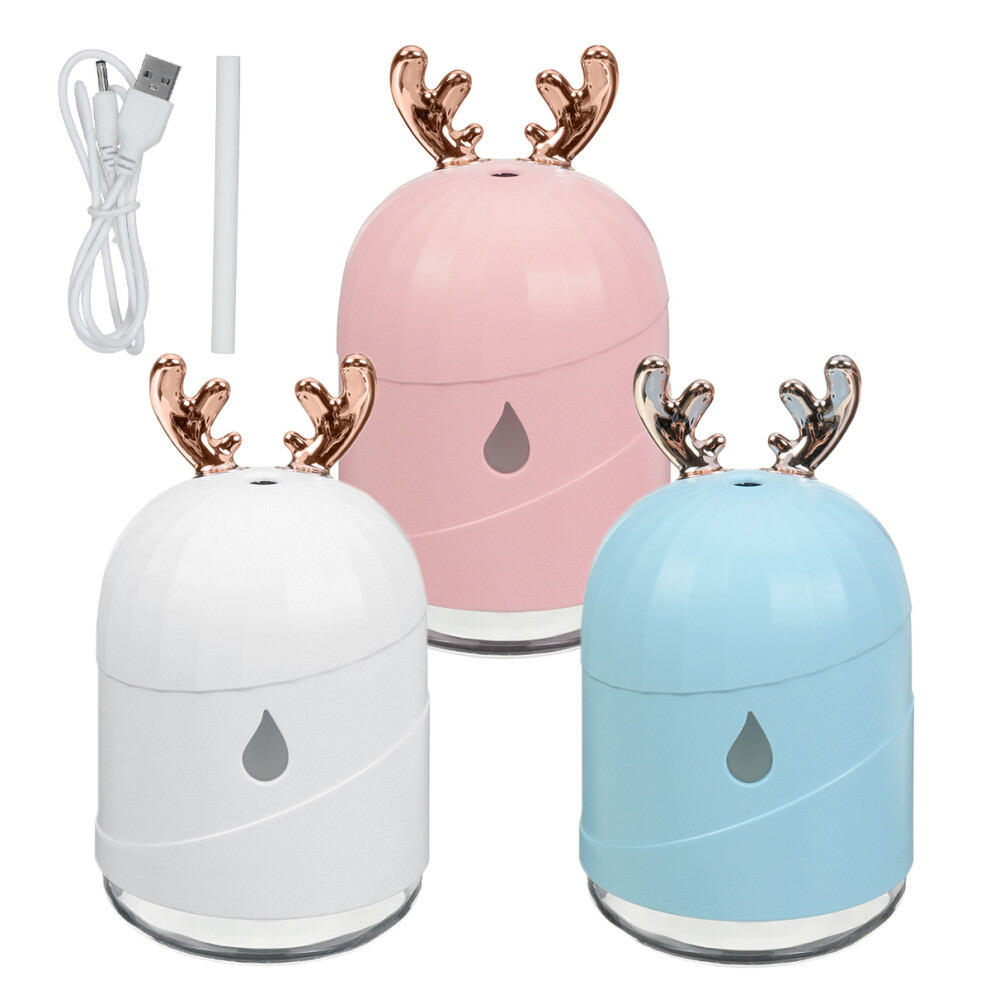 Humidificador De Aire UltrasóNico De 220 Ml Para Hogar Oficina Y Coche Generador De Niebla Creador De Niebla Con Luz Nocturna Led-image