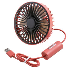 3-Gang USB Elektroauto-Lüfter leise tragbar 360 drehbarer Kühlventilator für Zuhause und Büro