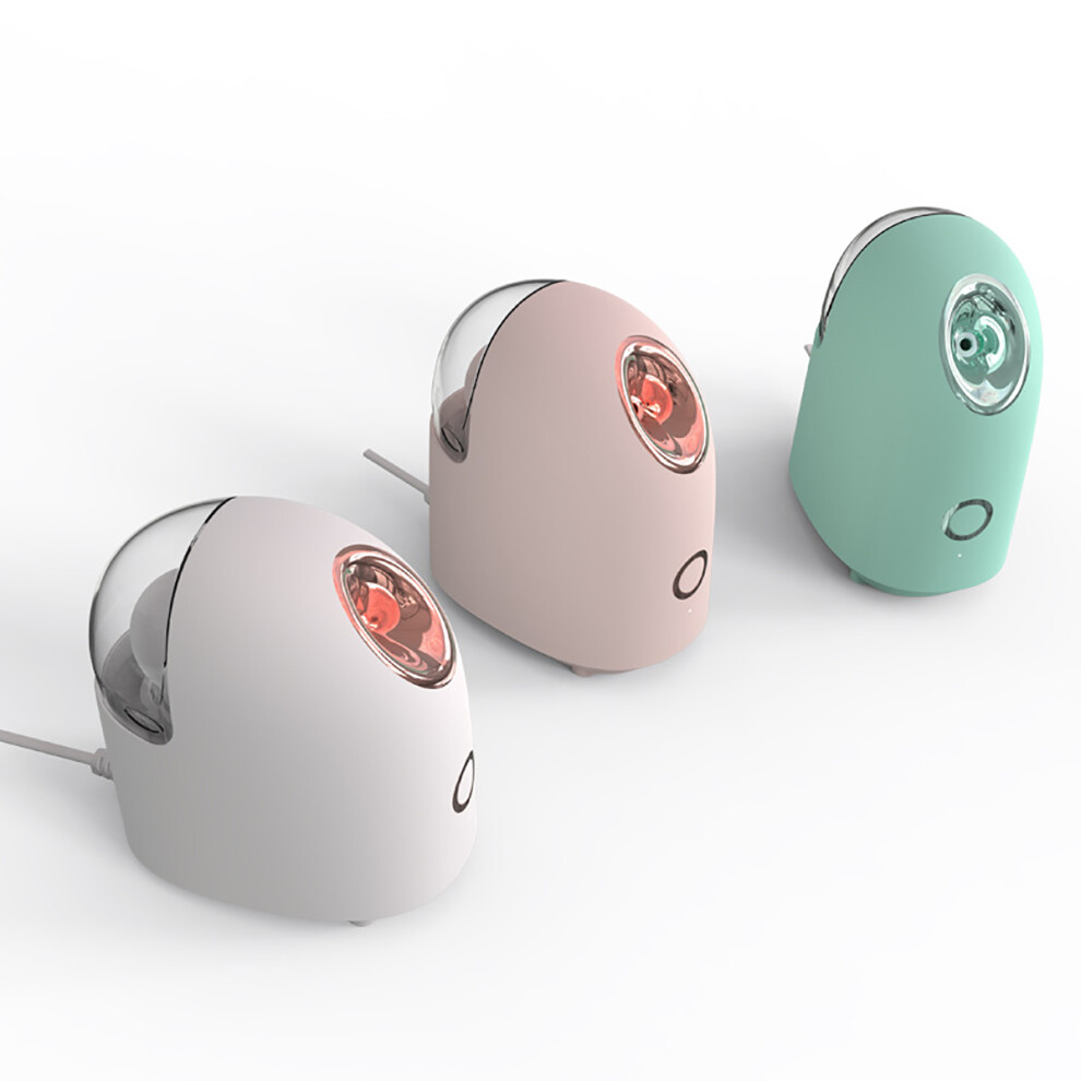 White 220V Nano Facial Steamer Spa Skin Pores Steam Mist Sprayer Acne Cleaner Hydration Humidifier