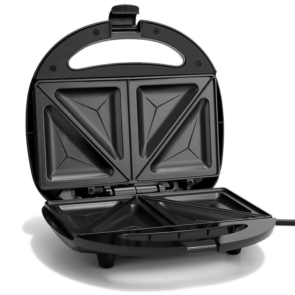 EU Plug 750W Deep Dish Sandwich Maker Press Toaster Breakfast Machine Sandwiches Waffles Panini Toast Maker Non-Stick Coated Baking Sheet