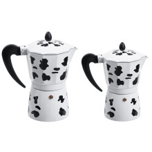 CHUANGJUN G03650 Kaffeekanne 6/9 Tassen Perkolator Moka Herd italienischer Stil Espresso Maker