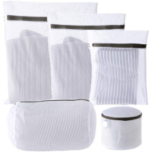 5 Stück/Set Reißverschluss-Mesh-Wäschebeutel Waschnetz Unterwäsche Socken BH Reiseorganizer