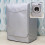 Home Sunscreen Washing Machine Cover Laundry Dryer Polyester Silver Coating 1