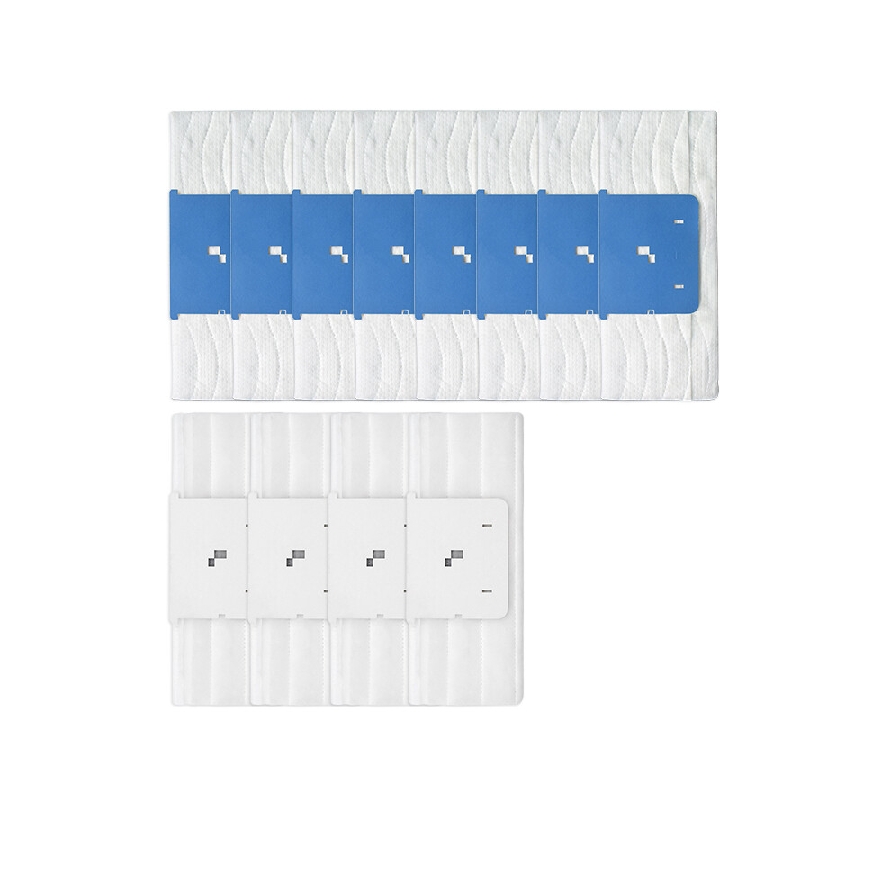 12 StüCk Ersatzteile FüR Irobot M6 Staubsauger ZubehöR 4*Einweg - TrockentüCher 8*Einweg - Nass - TüCher-image