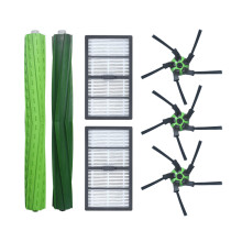7 kappaletta iRobot Roomba S9+ -robottipuhdistimen varaosia pääharjat*2 sivuharjat*3 HEPA-suodattimet*2 [Ei alkuperäisiä]