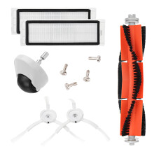 Rullaharja pyörästö pyörät sivuharjat suodattimet ruuvit lisävarusteet XIAOMI MI Robotin imurille Ei alkuperäistä