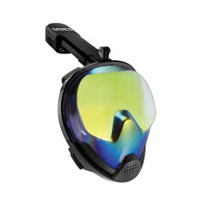 Schwimmen Tauchen Schnorcheln Maske Vollgesicht mit Atemschlauch Schwimm Tauchgerät Anti-Beschlag