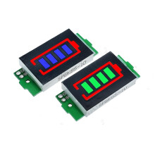 1S-8S Einzel 3. 7 V Lithium-Batteriekapazitätsanzeigemodul 4. 2 V Blauanzeige Elektrofahrzeug-Batterieleistungstester Li-Ion