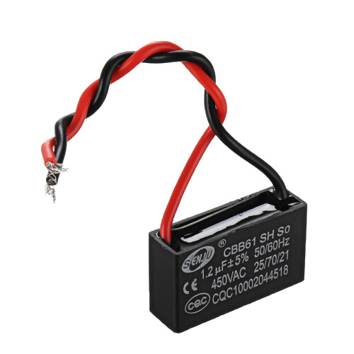 CBB61 1.2UF Startcapaciteit 450V AC Ventilatorcondensator CBB Motorloopcondensator 1