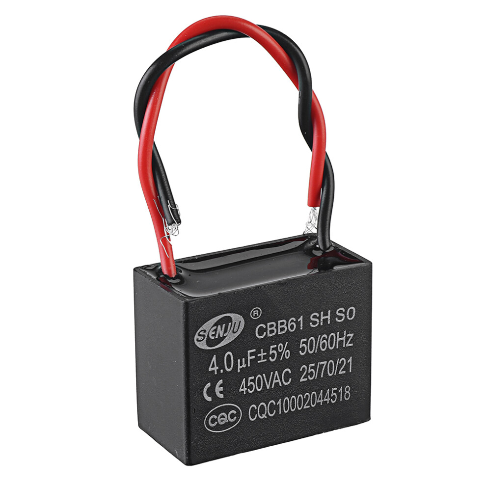 CBB61 4UF Starting Capacitance 450V AC Fan Capacitor CBB Motor Run Capacitor