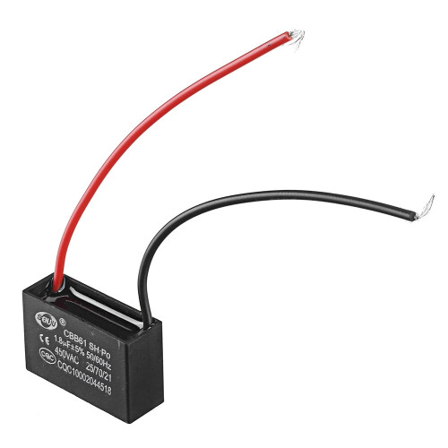 CBB61 3Stuks 1.8UF Startcapaciteit 450V AC Ventilatorcondensator CBB Motorloopcondensator 2
