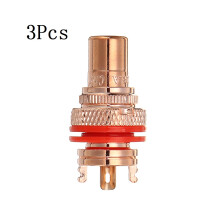 3Pcs CMC Cobre Vermelho 805 Ouro Fosco Soquete Fêmea Amplificador de Potência Assento RCA