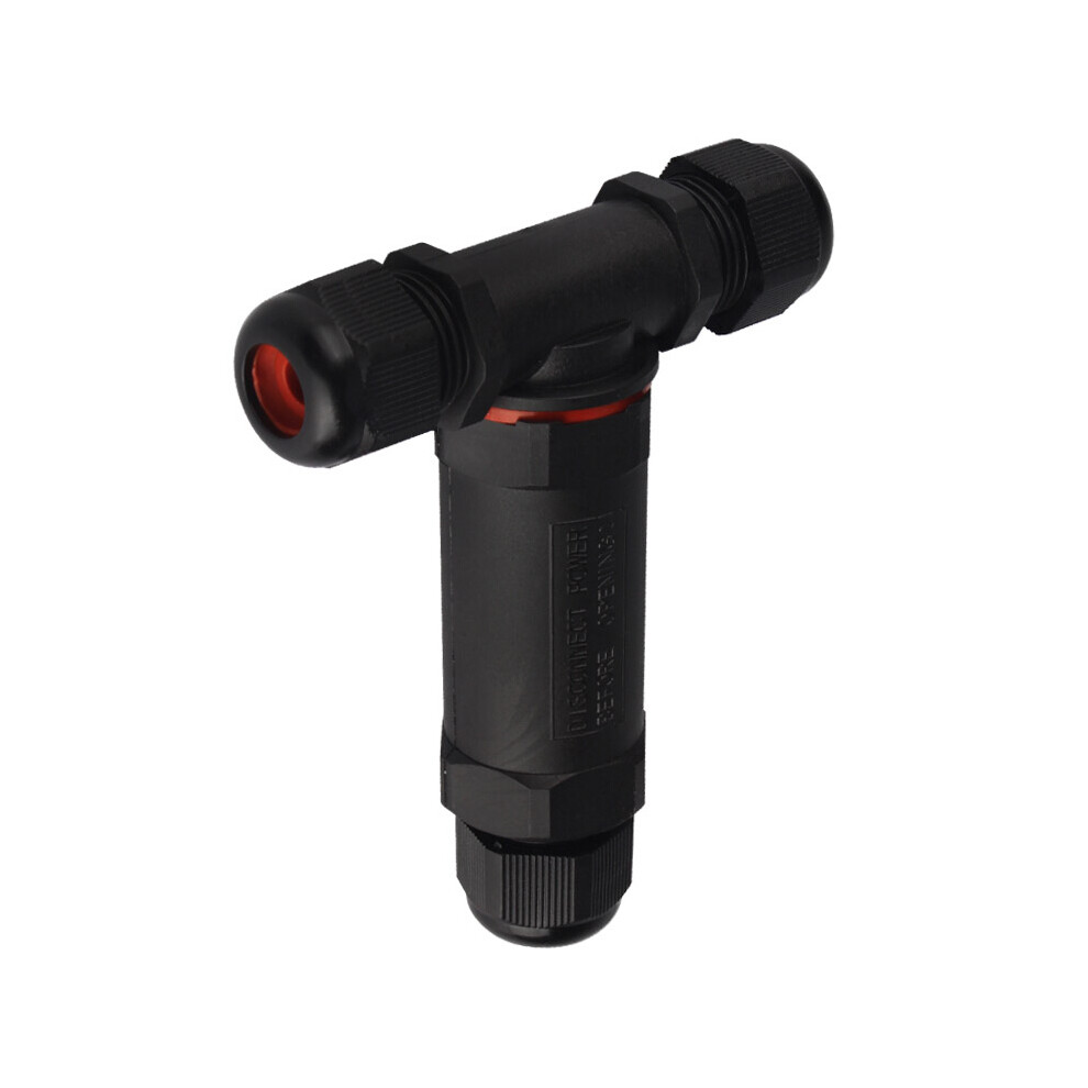 T-Type DrôTová Vodotesná Spojková Skrinka TermináLový Konektor RýChlo Pripojený 3-Pinový Uzavretý IP68 Retardantný-image