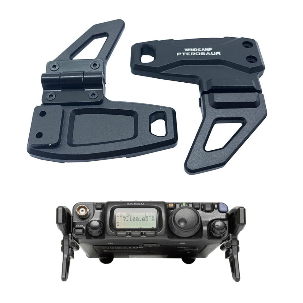 Soporte De Radio Plegable Tzt Soporte De AleacióN De Aluminio Para Radios PortáTiles De Onda Corta Yaesu FT-818ND 817ND-image