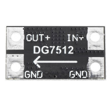 DG7512 75 V 12A Hochstrom-Idealdiode Solarenergie Rückflussverhinderung Lade- und Rückflusschutz Niedriger Widerstand