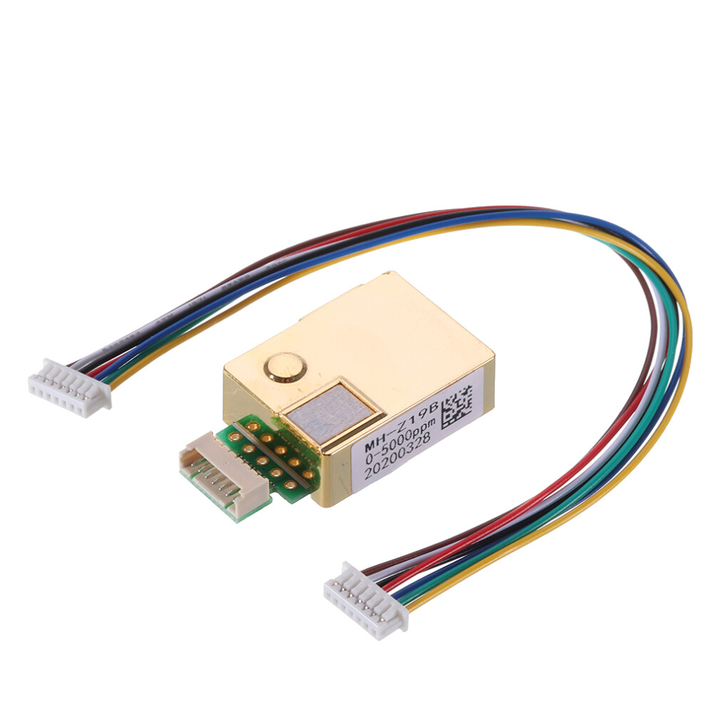 Mh-Z19 Mh-Z19b Infrared Co2 Sensor Module Carbon Dioxide Gas Sensor For Co2 Monitor 0-5000Ppm Mh Z19b Ndir With Terminal Block 773823728597