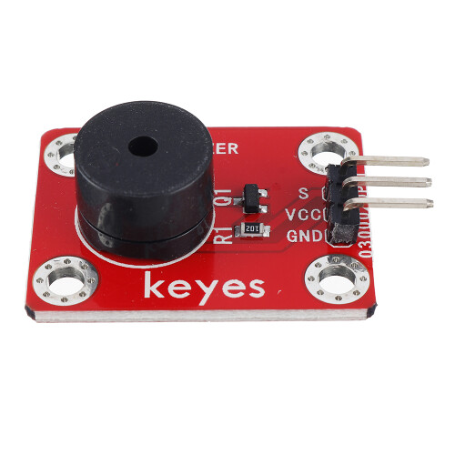 Keyes Brick Passiv-Buzzer-Modul (Padloch) mit Stiftleiste Rechteckwellenfrequenz 2KHz 1