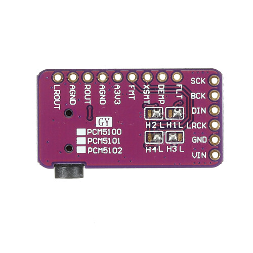 PCM5102 Interfaccia I2S IIS DAC Decoder Audio Digitale Senza Perdite Modulo Scheda GY-PCM5102 I2S Player 2