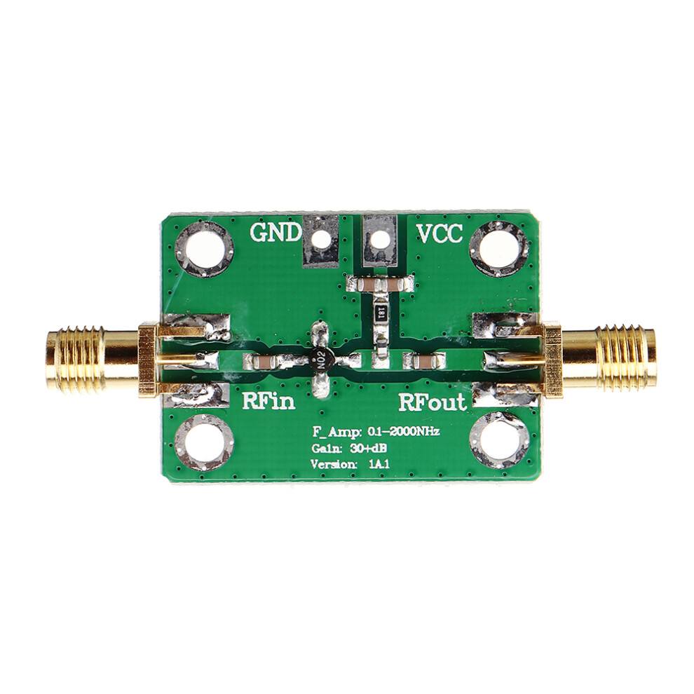 0.1-2000Mhz Rf Amplifier Wideband High Gain 30Db Low Noise Amplifier Lna Broadband Module Receiver 8321242287755