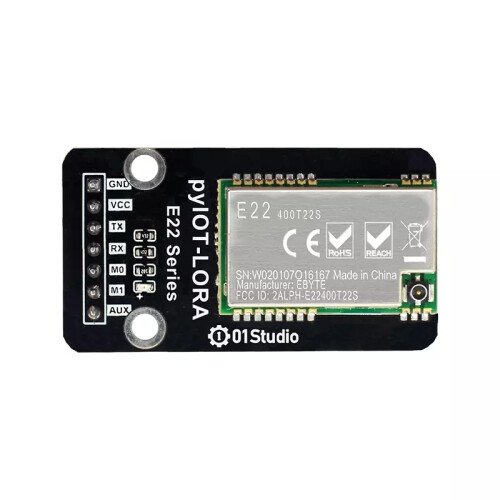 01Studio pyIOT- LORA Modul Wireless E22 433M SX1268 Modul UART MircoPython Programmier Entwicklungsboard