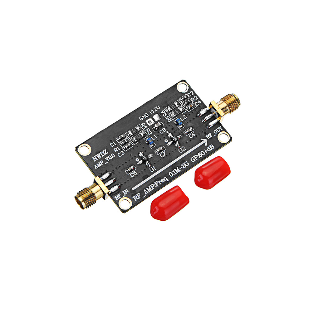 Rf Wideband Amplifier Lna 0.1M-2G Gain 60Db Two-Stage Amplification 722553561981