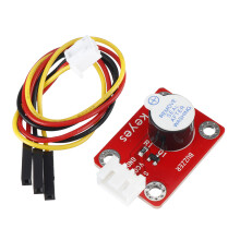Keyes Brick Aktives Summer Alarmmodul (Bodenloch) Anti-Rückwärtsstecker Weißer Anschluss für SCM-Projekt
