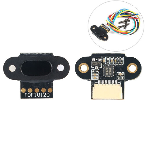 Módulo de Sensor de Distância a Laser TOF10120 10-180cm Sensor de Distância Interface RS232 Saída UART I2C IIC 3-5V 1