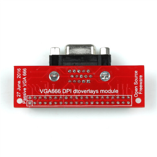 Placa Adaptadora VGA 666 para Raspberry Pi 3 Modelo B 2B B+ A+ 2