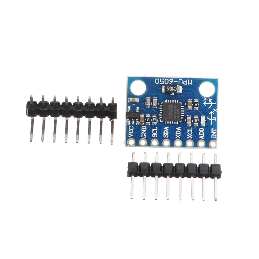 5Pcs Iic I2c Gy-521 Mpu-6050 Mpu6050 3-Axis Analog Gyroscope Sensors + 3-Axis Accelerometer Module 4894909206122