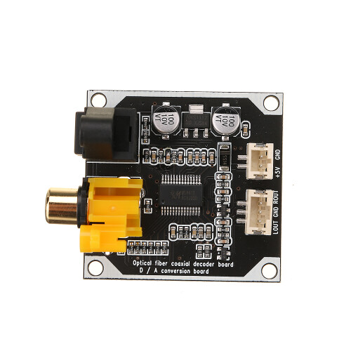 24bit 192khz DAC Digital Audio Decoder Optical Fiber Coaxial Digital Signal Input Stereo Output Decod Board 1