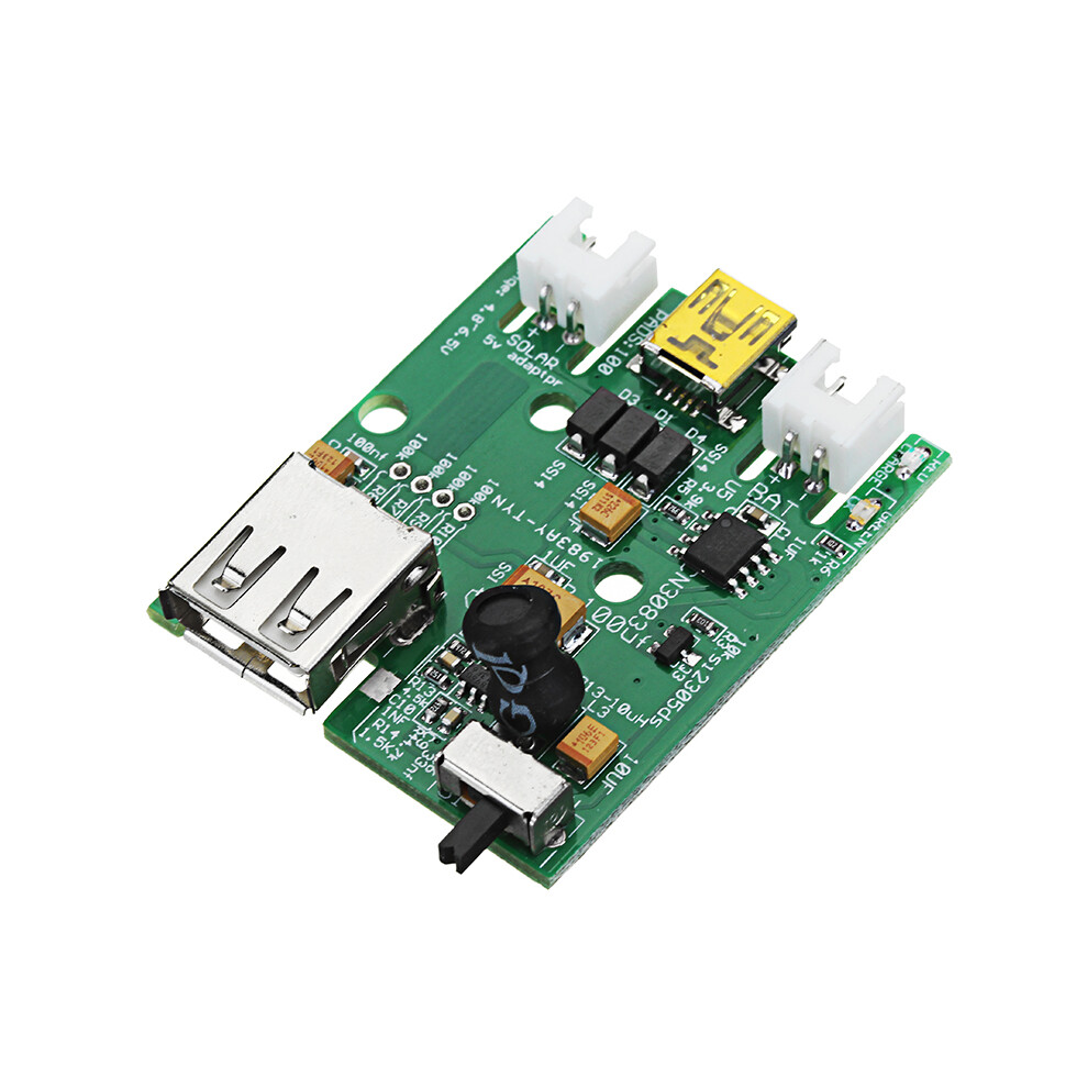 3.7V Lithium Battery Solar Controller USB Charging Module Board