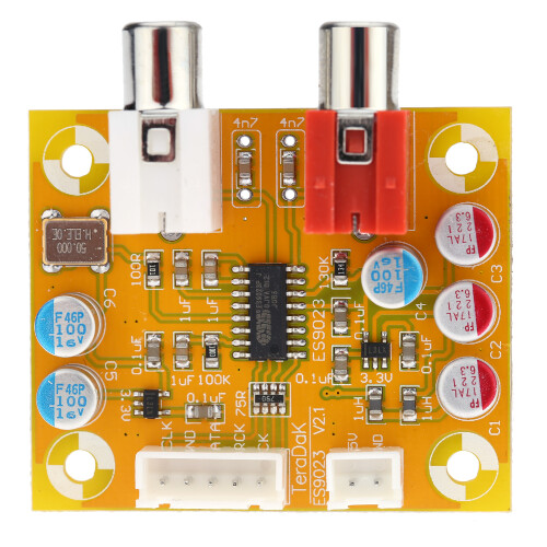 DAC Sabre ES9023 Analoog I2S 24 Bit 192 Khz Decoderbord Voor Raspberry Pi 1