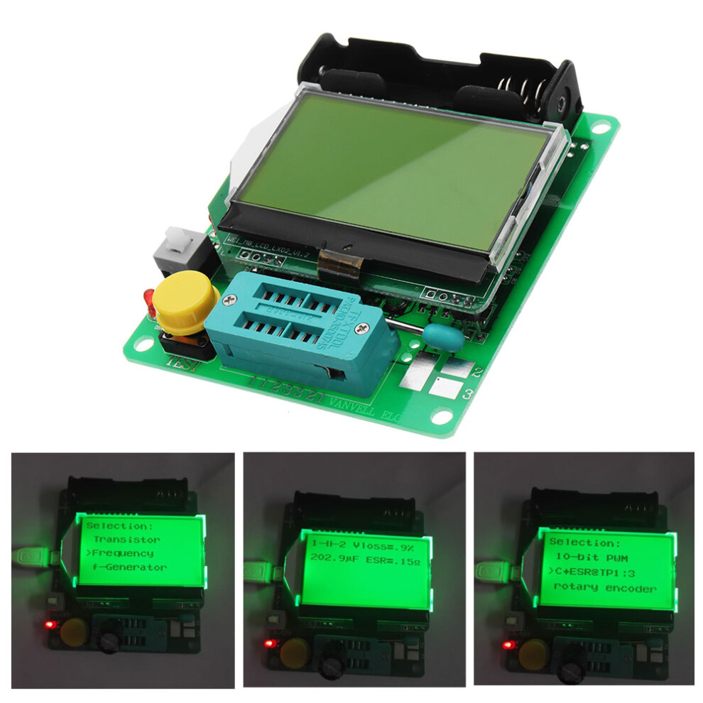 M328 3.7V 20Ma Transistor Tester Lcr Capacitance Esr Meter 190268136327