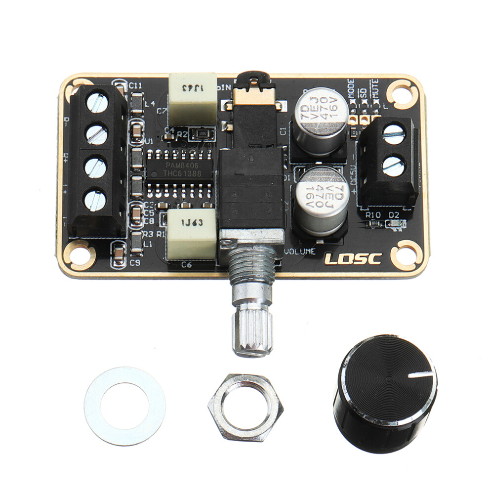 Placa De Amplificador Digital EstéReo Dual De 5Wx2 MóDulo De Amplificador De Audio Amplificador Clase D De 5 V-image