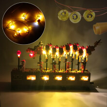 DIY LED Licht Beleuchtungsset für LEGO 80102 Chinesisches Neujahr Drachen Tanz Bausteine Spielzeug