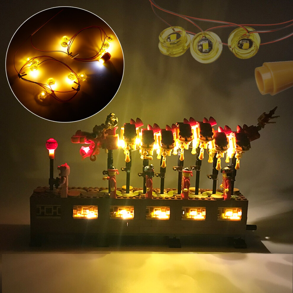 Diy Led Light Lighting Kit For Lego 80102 Chinese New Year Dragon Dance Bricks Toys 3796737103530