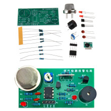 MQ5-Gasdetektions- und Alarmplatine DIY-Teile Unterstützung für akustisches und optisches Alarm-Sensor-Kit